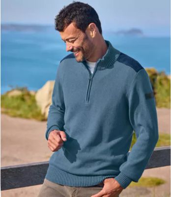 Sweter męski casual Atlas For Men ze sklepu: Atlas For Men w kategorii: Swetry męskie - zdjęcie 15A918-39C-13902_16726545