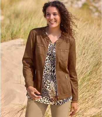 Kurtka damska casual Atlas For Men ze sklepu: Atlas For Men w kategorii: Kurtki damskie - zdjęcie 15A918-39C-13902_16726605
