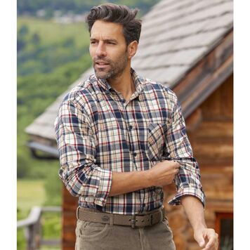 Koszula męska casual Atlas For Men ze sklepu: Atlas For Men w kategorii: Koszule męskie - zdjęcie 15A918-39C-13902_16733684