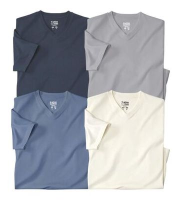 Atlas For Men - T-shirt męski casual ze sklepu: Atlas For Men w kategorii: T-shirty męskie - zdjęcie 15A918-39C-13902_16774105