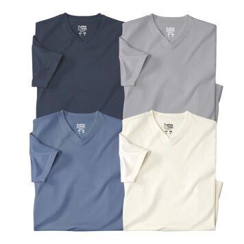 Atlas For Men - T-shirt męski casual ze sklepu: Atlas For Men w kategorii: T-shirty męskie - zdjęcie 15A918-39C-13902_16774105