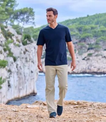 Spodnie męskie casual Atlas For Men ze sklepu: Atlas For Men w kategorii: Spodnie męskie - zdjęcie 15A918-39C-13902_16774114