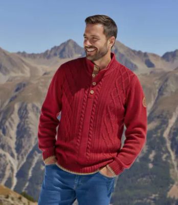 Sweter męski zimowy Atlas For Men ze sklepu: Atlas For Men w kategorii: Swetry męskie - zdjęcie 15A918-39C-13902_16915340