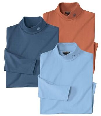 Atlas For Men - niebieski Sweter męski na zimę ze sklepu: Atlas For Men w kategorii: Swetry męskie