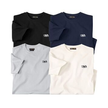 T-shirt męski młodzieżowy Atlas For Men ze sklepu: Atlas For Men w kategorii: T-shirty męskie - zdjęcie 15A918-39C-13902_16978668