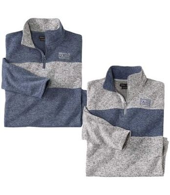 Atlas For Men - Bluza męska młodzieżowa na jesień ze sklepu: Atlas For Men w kategorii: Bluzy męskie - zdjęcie 15A918-39C-13902_16978674