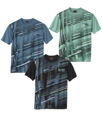 Atlas For Men - T-shirt męski wiosenny ze sklepu: Atlas For Men w kategorii: T-shirty męskie - zdjęcie 15A918-39C-13902_16978678