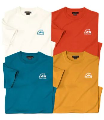 T-shirt męski w stylu młodzieżowym Atlas For Men ze sklepu: Atlas For Men w kategorii: T-shirty męskie - zdjęcie 15A918-39C-13902_16978722