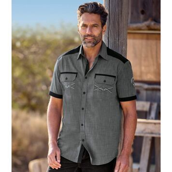 Koszula męska casual Atlas For Men ze sklepu: Atlas For Men w kategorii: Koszule męskie - zdjęcie 15A918-39C-13902_17029843