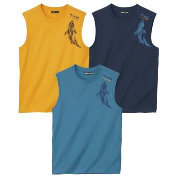 T-shirt męski młodzieżowy Atlas For Men ze sklepu: Atlas For Men w kategorii: T-shirty męskie - zdjęcie 15A918-39C-13902_17030069