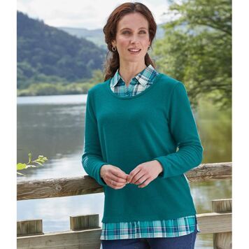 Sweter damski casual Atlas For Men ze sklepu: Atlas For Men w kategorii: Swetry damskie - zdjęcie 15A918-39C-13902_17030311