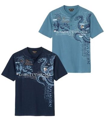 T-shirt męski Atlas For Men ze sklepu: Atlas For Men w kategorii: T-shirty męskie - zdjęcie 15A918-39C-13902_18142798