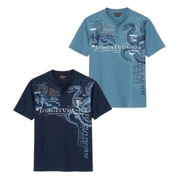 T-shirt męski Atlas For Men ze sklepu: Atlas For Men w kategorii: T-shirty męskie - zdjęcie 15A918-39C-13902_18142798