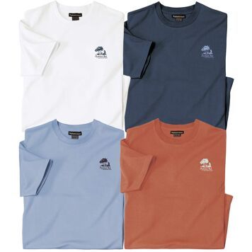 T-shirt męski na wiosnę Atlas For Men ze sklepu: Atlas For Men w kategorii: T-shirty męskie - zdjęcie 15A918-39C-13902_18142806