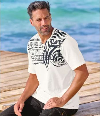 T-shirt męski młodzieżowy Atlas For Men ze sklepu: Atlas For Men w kategorii: T-shirty męskie - zdjęcie 15A918-39C-13902_18143873