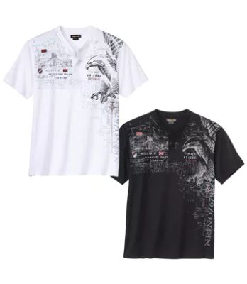 T-shirt męski młodzieżowy Atlas For Men ze sklepu: Atlas For Men w kategorii: T-shirty męskie - zdjęcie 15A918-39C-13902_18182654