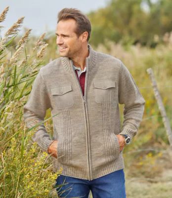 Atlas For Men - Sweter męski ze sklepu: Atlas For Men w kategorii: Swetry męskie - zdjęcie 15A918-39C-13902_18250896