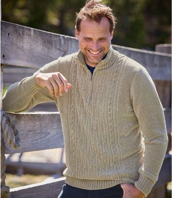 Sweter męski Atlas For Men ze sklepu: Atlas For Men w kategorii: Swetry męskie - zdjęcie 15A918-39C-13902_18251145