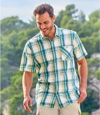 Atlas For Men - Koszula męska casual na wiosnę ze sklepu: Atlas For Men w kategorii: Koszule męskie - zdjęcie 15A918-39C-13902_18251152