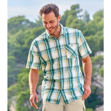 Atlas For Men - Koszula męska casual na wiosnę ze sklepu: Atlas For Men w kategorii: Koszule męskie - zdjęcie 15A918-39C-13902_18251152