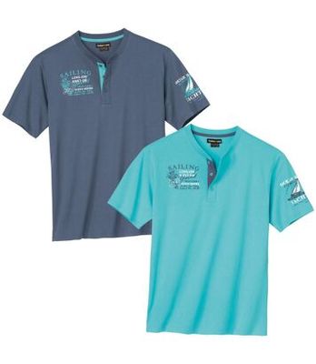 Atlas For Men - T-shirt męski młodzieżowy na wiosnę ze sklepu: Atlas For Men w kategorii: T-shirty męskie - zdjęcie 15A918-39C-13902_18251181
