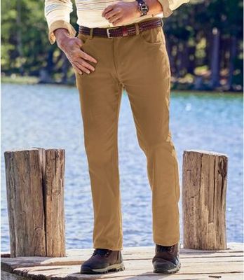 Spodnie męskie jesienne casual Atlas For Men ze sklepu: Atlas For Men w kategorii: Spodnie męskie - zdjęcie 15A918-39C-13902_18251300