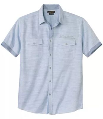 Koszula męska casual Atlas For Men ze sklepu: Atlas For Men w kategorii: Koszule męskie - zdjęcie 15A918-39C-13902_18251311