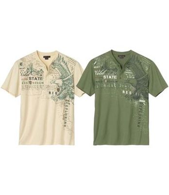 T-shirt męski Atlas For Men ze sklepu: Atlas For Men w kategorii: T-shirty męskie - zdjęcie 15A918-39C-13902_18251348