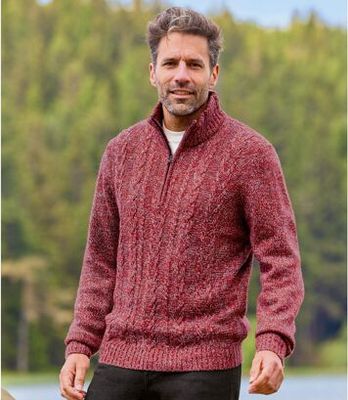Sweter męski Atlas For Men ze sklepu: Atlas For Men w kategorii: Swetry męskie - zdjęcie 15A918-39C-13902_18251404
