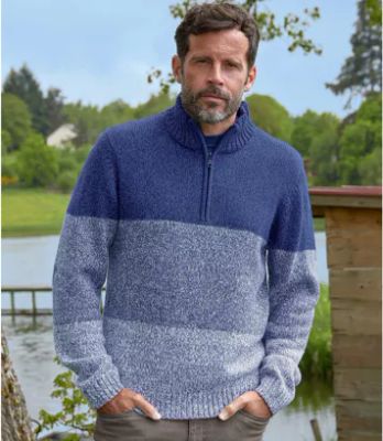 Sweter męski Atlas For Men ze sklepu: Atlas For Men w kategorii: Swetry męskie - zdjęcie 15A918-39C-13902_18251565