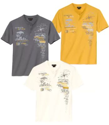 T-shirt męski młodzieżowy na wiosnę Atlas For Men ze sklepu: Atlas For Men w kategorii: T-shirty męskie - zdjęcie 15A918-39C-13902_18251678