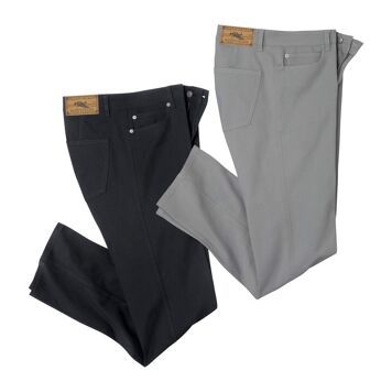 Atlas For Men - Spodnie męskie casual ze sklepu: Atlas For Men w kategorii: Spodnie męskie - zdjęcie 15A918-39C-13902_18256507