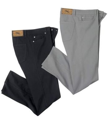 Atlas For Men - Spodnie męskie casual ze sklepu: Atlas For Men w kategorii: Spodnie męskie - zdjęcie 15A918-39C-13902_18256507