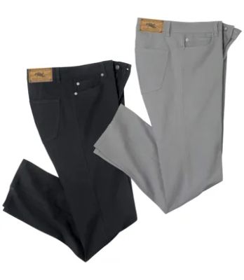 Atlas For Men - Spodnie męskie casual ze sklepu: Atlas For Men w kategorii: Spodnie męskie - zdjęcie 15A918-39C-13902_18256507
