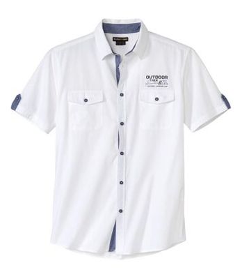 Koszula męska casual Atlas For Men ze sklepu: Atlas For Men w kategorii: Koszule męskie - zdjęcie 15A918-39C-13902_18256520