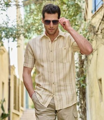 Atlas For Men - Koszula męska casual ze sklepu: Atlas For Men w kategorii: Koszule męskie - zdjęcie 15A918-39C-13902_18256539