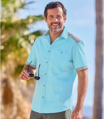 Koszula męska casual Atlas For Men ze sklepu: Atlas For Men w kategorii: Koszule męskie - zdjęcie 15A918-39C-13902_18342750