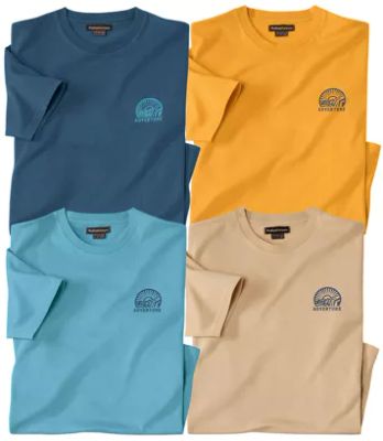 T-shirt męski na lato Atlas For Men ze sklepu: Atlas For Men w kategorii: T-shirty męskie - zdjęcie 15A918-39C-13902_18342756