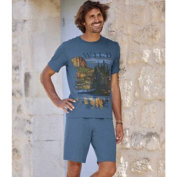 Piżama męska Atlas For Men ze sklepu: Atlas For Men w kategorii: Piżamy męskie - zdjęcie 15A918-39C-13902_18360059