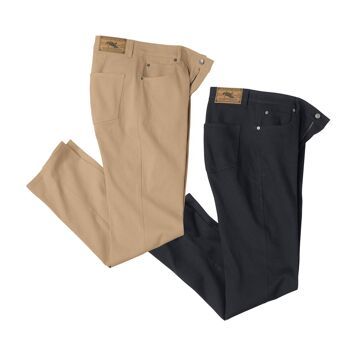 Spodnie męskie casual Atlas For Men ze sklepu: Atlas For Men w kategorii: Spodnie męskie - zdjęcie 15A918-39C-13902_18360071