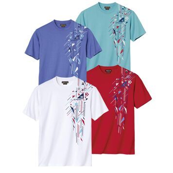 T-shirt męski młodzieżowy Atlas For Men ze sklepu: Atlas For Men w kategorii: T-shirty męskie - zdjęcie 15A918-39C-13902_18366771