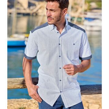 Koszula męska wiosenna casual Atlas For Men ze sklepu: Atlas For Men w kategorii: Koszule męskie - zdjęcie 15A918-39C-13902_18461123