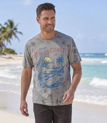 T-shirt męski w stylu młodzieżowym Atlas For Men ze sklepu: Atlas For Men w kategorii: T-shirty męskie - zdjęcie 15A918-39C-13902_18461179