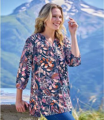 Atlas For Men - Bluzka damska w stylu boho ze sklepu: Atlas For Men w kategorii: Bluzki damskie - zdjęcie 15A918-39C-13902_18461472