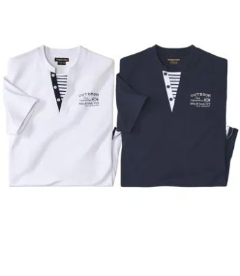 Atlas For Men - T-shirt męski na wiosnę ze sklepu: Atlas For Men w kategorii: T-shirty męskie - zdjęcie 15A918-39C-13902_18545204