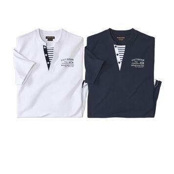 Atlas For Men - T-shirt męski na wiosnę ze sklepu: Atlas For Men w kategorii: T-shirty męskie - zdjęcie 15A918-39C-13902_18545204