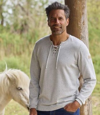 Sweter męski casual na zimę Atlas For Men ze sklepu: Atlas For Men w kategorii: Swetry męskie - zdjęcie 15A918-39C-13902_18545224
