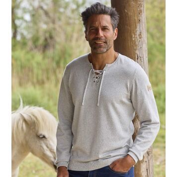 Sweter męski casual na zimę Atlas For Men ze sklepu: Atlas For Men w kategorii: Swetry męskie - zdjęcie 15A918-39C-13902_18545224