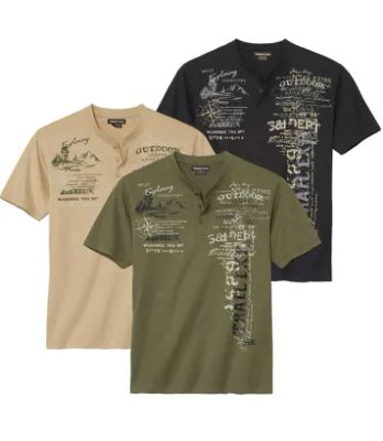 T-shirt męski na wiosnę Atlas For Men ze sklepu: Atlas For Men w kategorii: T-shirty męskie - zdjęcie 15A918-39C-13902_18545227