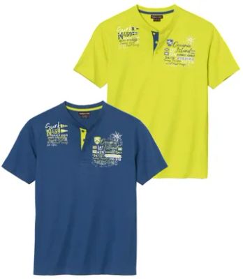 T-shirt męski wiosenny w stylu klasycznym Atlas For Men ze sklepu: Atlas For Men w kategorii: T-shirty męskie - zdjęcie 15A918-39C-13902_18624572